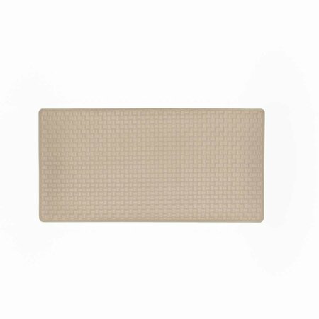 ACHIM IMPORTING Achim  20 x 39 in. Woven-Embossed Faux-Leather Anti-Fatigue Mat, Tan AF2039TN12